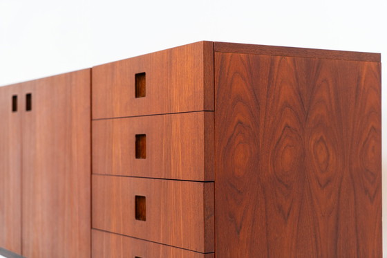 Image 1 of “Propos Series” Sideboard in Teak & Wengé by Hulmefa (The Netherlands, 1950s)
