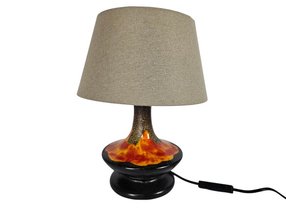 Image 1 of Fat Lava - Walter Gerards - Keramiek - Tafellamp - West Germany - 3e Kwart 20e Eeuw