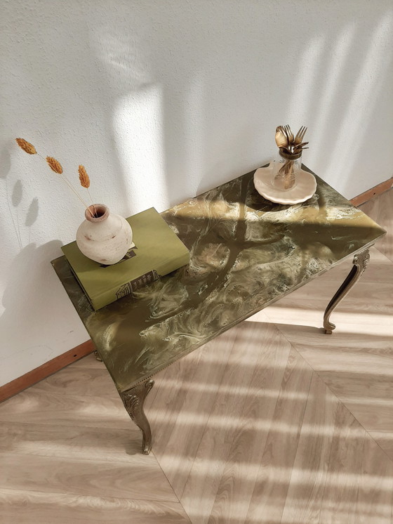 Image 1 of French onyx table