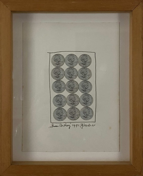 JAN HENDERIKSE - "Susan Anthony" – Dipinti e disegni, Paper (photo 5 of 5)