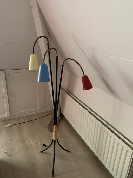 Hagoort Mid-Century Modern floor lamp 1950s