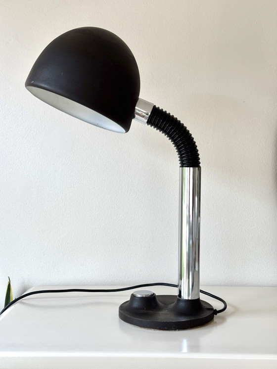 Image 1 of Egon Hillebrand XL Schreibtischlampe Bauhaus / Mitte des Jahrhunderts 1970er Jahre