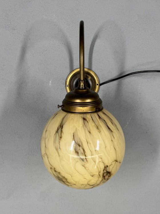 Image 1 of Suggestiva lampada da parete vintage marmorizzata di AGI Verlichting (Almelo)