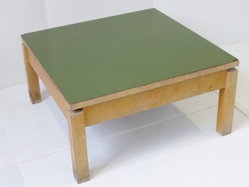Square Khaki Formica Coffee Table 1950s Vintage Rockabilly Vintage 50's Coffee Table #1