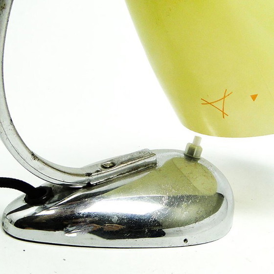 Bedside Table Lamp by J. Hurka for Napako, Former Czechoslovakia, 1960s – Metal, Chrome (photo 6 of 13)