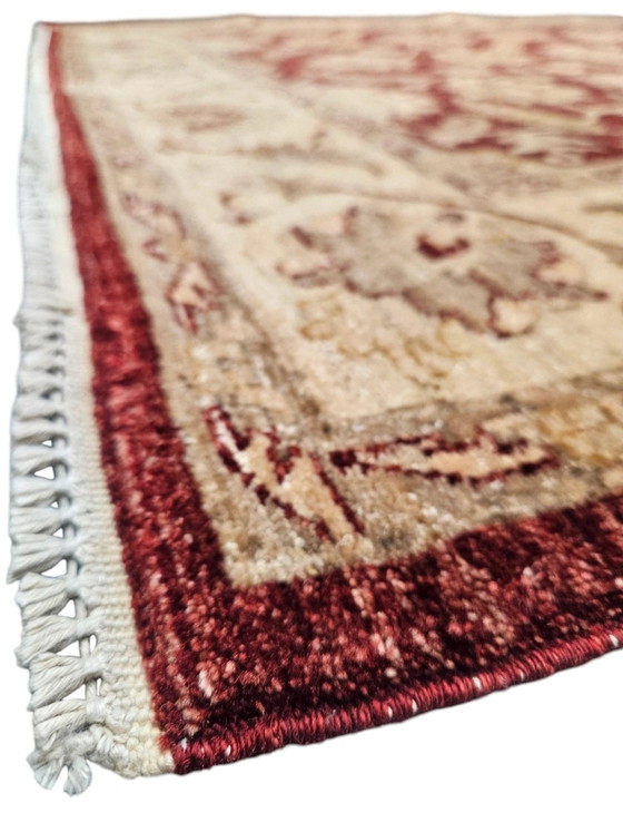 Image 1 of Handgeknoopt Perzisch wol Ziegler tapijt floral burgundy 170x230cm