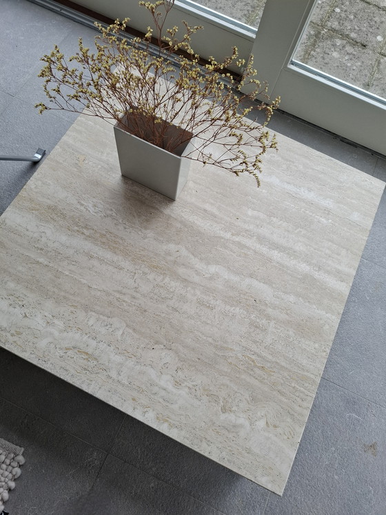 Image 1 of Travertine coffee table