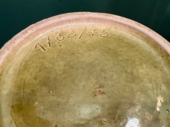 Image 1 of Große 1960er Mid Century Bodenvase aus der Kunsttöpferei Ü-Keramik Übelacker mit der Modellnummer 1782/45.