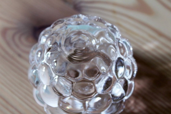 Image 1 of Himbeerförmiger Teelichthalter aus Glas