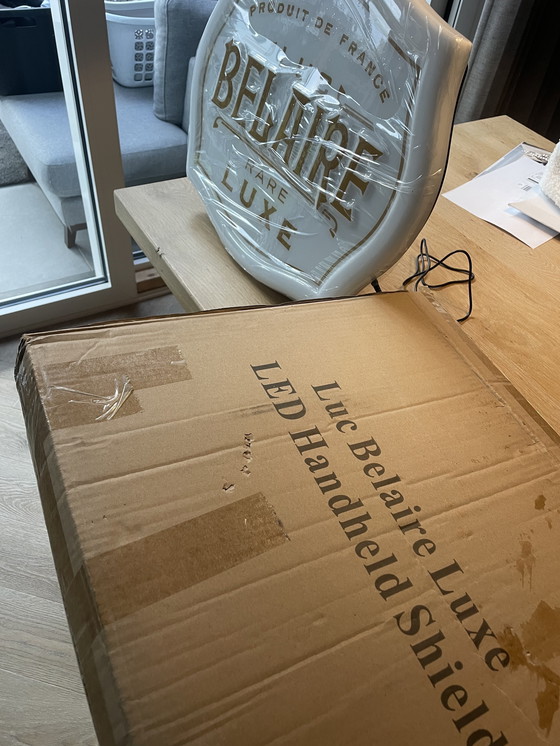 Image 1 of Luc Belaire champagne LED Lichtreclame 50 cm - Nieuw in Doos