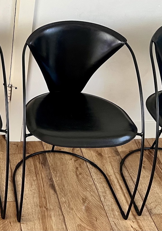 Image 1 of Sedie da pranzo di Arrben Italia. Design anni '80.