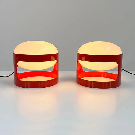 Image 1 of Joe Colombo Für Kartell Rot Kd27 Tischlampe