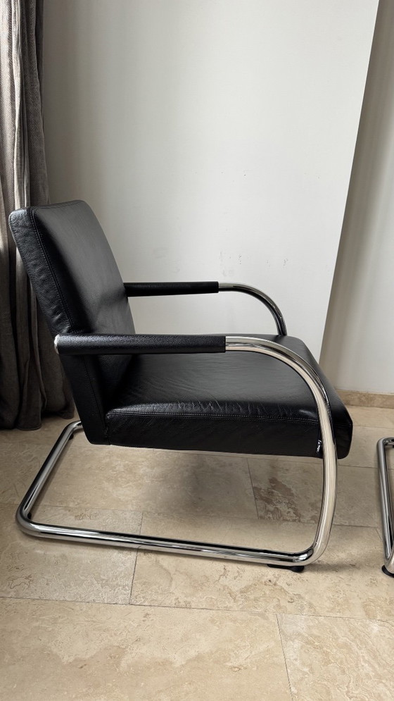 Vitra Visalounge Fauteuil – Antonio Citterio – Cuir Noir – Leather (photo 8 of 16)