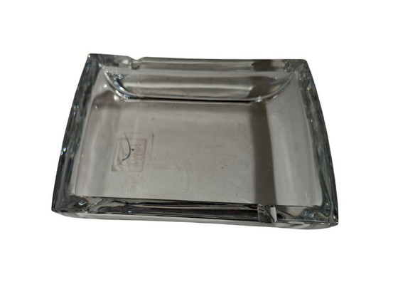 Image 1 of Cendrier en cristal Corba de prestige - Fabriqué en Italie - 3 kg