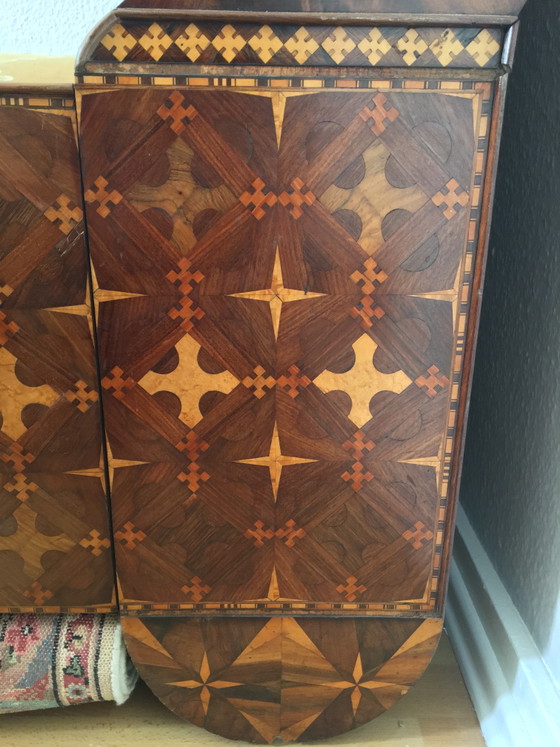 Lit Charles X avec marqueterie vers 1830 – Lits 1 personne, Wood (photo 2 of 15)