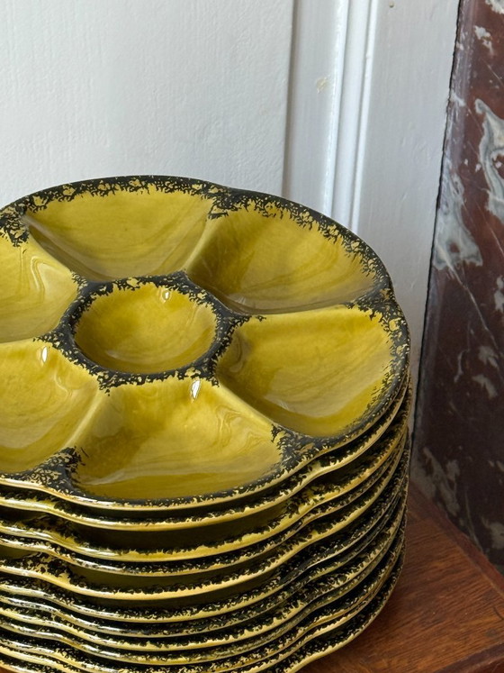 Set of 12 Gien Oyster Plates – Crockery, Ceramic (photo 7 of 20)