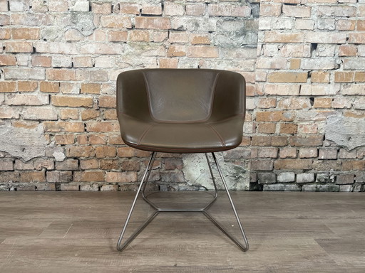 Moroso Take Off – Brown leather | Alfredo Häberli