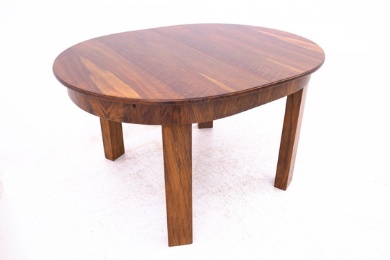 Image 1 of Art Deco table from the 1940s, Poland. 