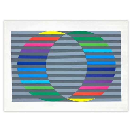 Alberto Fabra Zeefdruk Compositie I 1973 – Litho's & Zeefdrukken, Paper (photo 4 of 5)