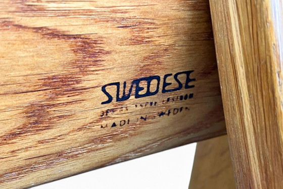 2 Swedese "Kontra" armchairs Ingve Ekström vintage Sweden – Cotton, Wood (photo 12 of 15)