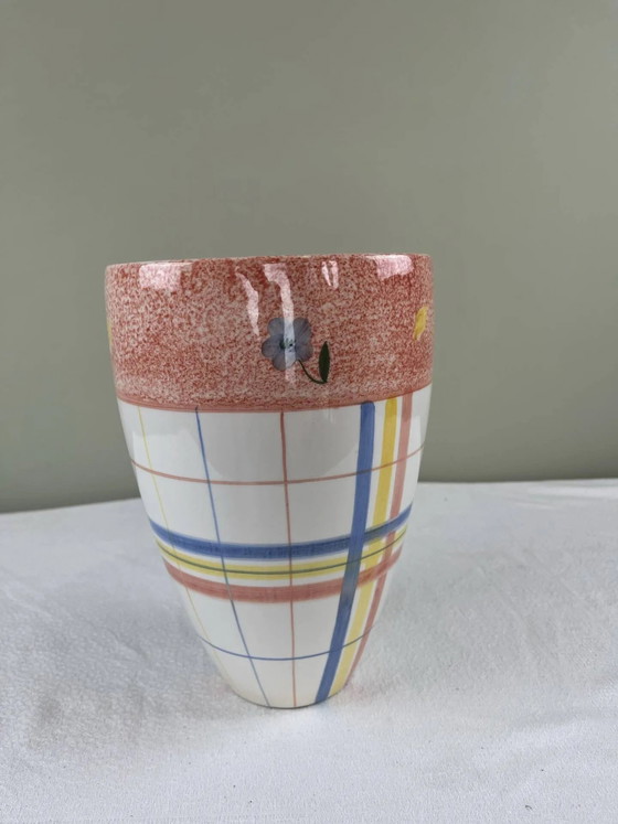 Vase vintage à carreaux – Porcelain (photo 2 of 8)
