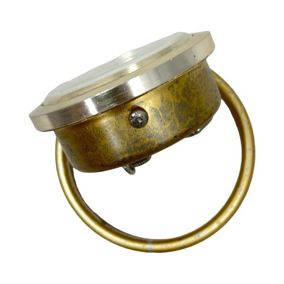 Mechanische wekker van het Sovjet-Unie Slava, 11 jewels – jaren 60, werkend, vintage USSR – Klokken, Glass (photo 3 of 11)