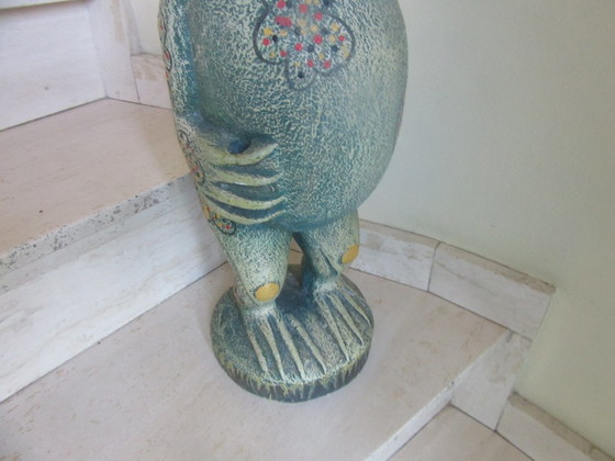 Image 1 of FIGURINE DE GRENOUILLE FAITE MAIN STYLE MODERNE DU MILIEU DU SIÈCLE