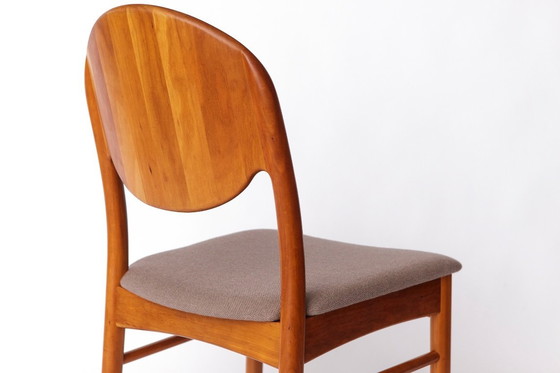 Image 1 of Juego de 6 sillas de comedor danesas de teca - Korup Stolefabrik - 1970s Mid-Century Modern