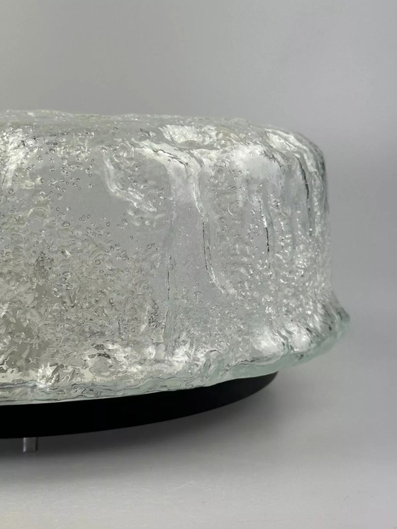 Image 1 of 60er 70er Jahre Deckenlampe Glashütte Limburg Germany Plafoniere Space Age