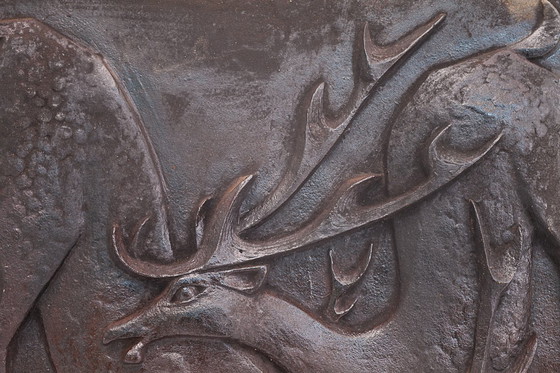 Image 1 of Martinez fireplace backplate