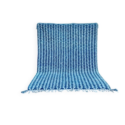 Wollen vloerkleed 2.5/1.5 blauw 💙