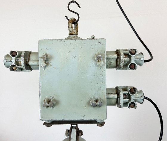 Image 1 of Grey Industrial Cast Aluminium Explosion Proof Lamp, 1970s