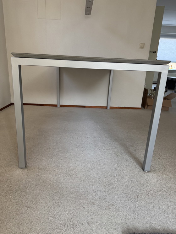 Image 1 of Tavolo Metaform modello S16, piano in Pietra Serena 20mm