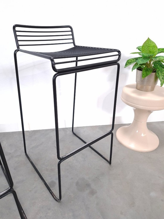 Set of 2 Black HAY Barstools, Hee Welling – Metal (photo 8 of 12)