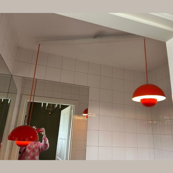 Image 1 of Louis Poulsen - rosso arancio caldo vintage