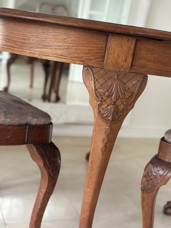 Image 1 of Chippendale round table