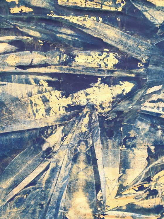 Jürgen Angeler - Blue Golden Fossils – Paintings & Drawings, Canvas (photo 5 of 16)