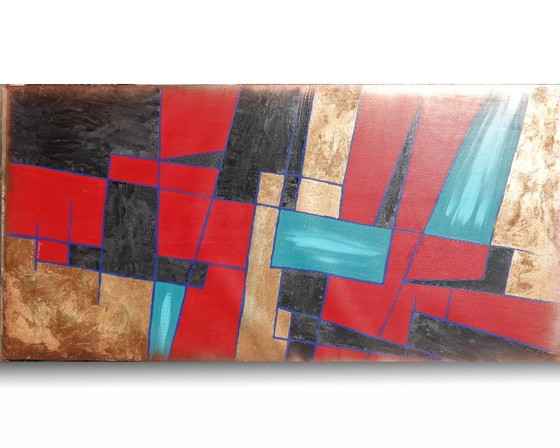 Astratto A1378 - Grande Dipinto Originale – Dipinti e disegni, Canvas (photo 11 of 18)