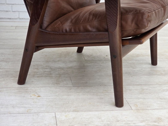 Anni '70, design danese di H.J.Wegner, poltrona schienale alto, modello GE530. – Hans Wegner, Poltrone (photo 23 of 26)