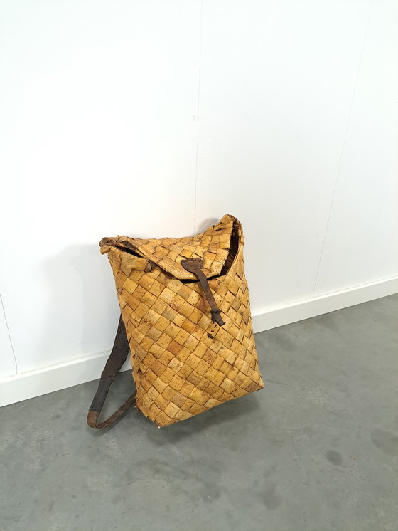 Image 1 of Vecchio cesto per la raccolta della frutta Brocante dalla Svezia