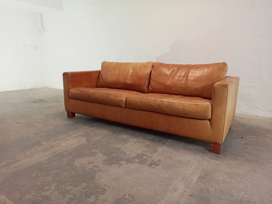 Image 1 of Molinari Cognac leather sofa 