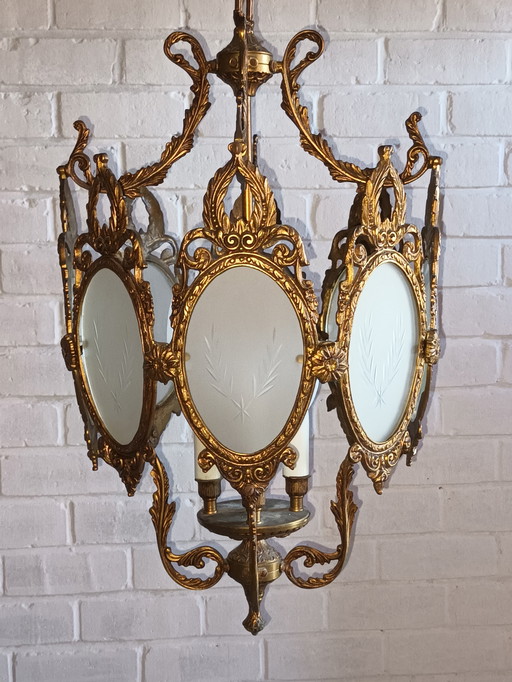Copper Chandelier