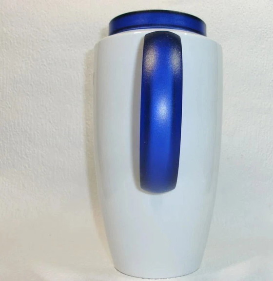 Image 1 of Cafetière vintage Thomas Rosenthal Vario Pacific bleue et blanche