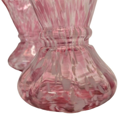 Image 1 of Set di 2 vasi Clichy Art Nouveau rosa
