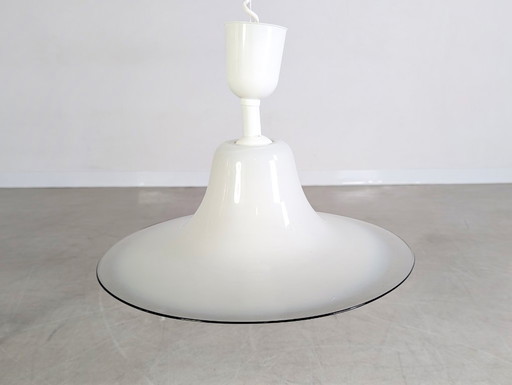 Original Midcentury Ceiling Light Leucos Renato Toso Murano Glass