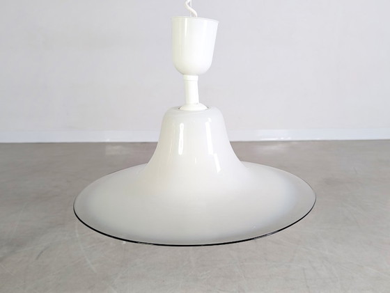 Image 1 of Lampada da soffitto originale di metà secolo Leucos Renato Toso in vetro di Murano