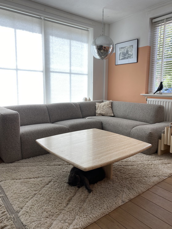 Image 1 of Vintage travertine coffee table (like new)
