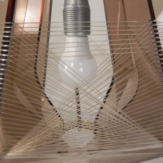 Vintage plexiglas en nylondraad hanglamp Paul Secon voor Sompex, jaren 60 – Hanglampen, Plastic (photo 10 of 25)