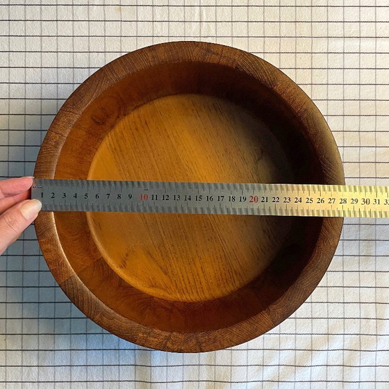 Ciotola XXL in Teak Mid Century Nissen Bowl Anni '60 Vintage Scandi – Ciotole, Wood (photo 10 of 22)