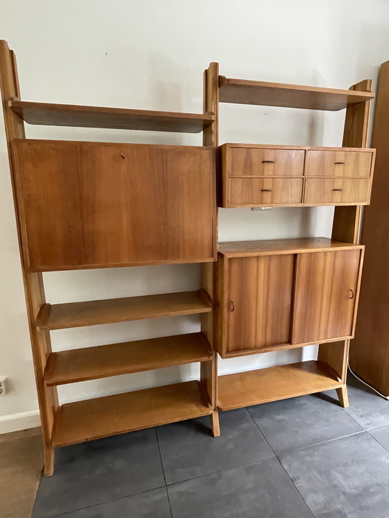 Image 1 of Vintage modular wall system, cabinet